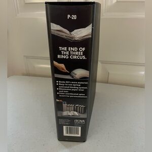 Itoya Black P-20 Notebook